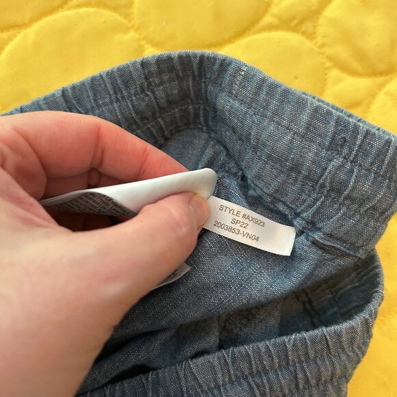 J. Crew Women's Chambray Seaside Drawstring Shorts, Size Large (Two Pairs) - Picture 11 of 11